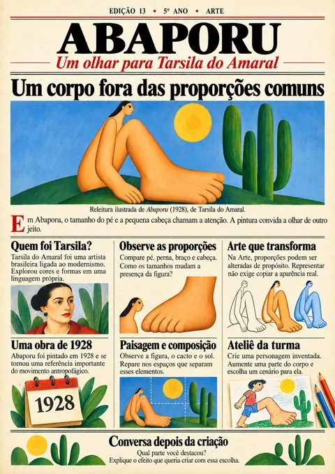 Jornal de Arte: Abaporu — Tarsila