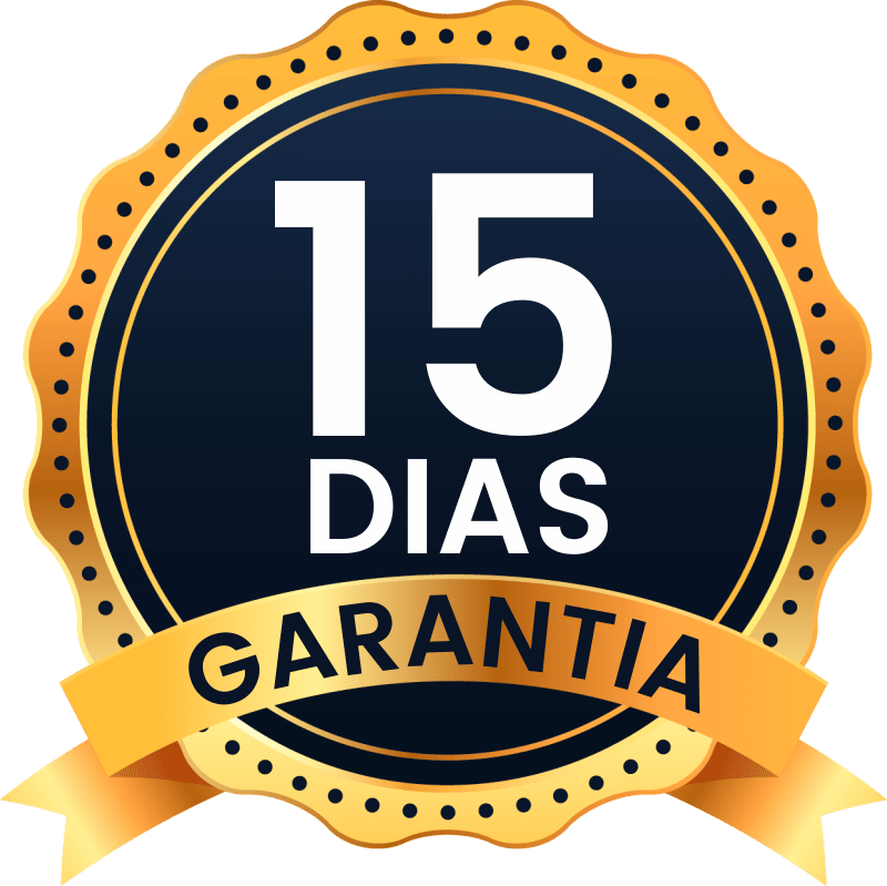Selo de garantia de 15 dias